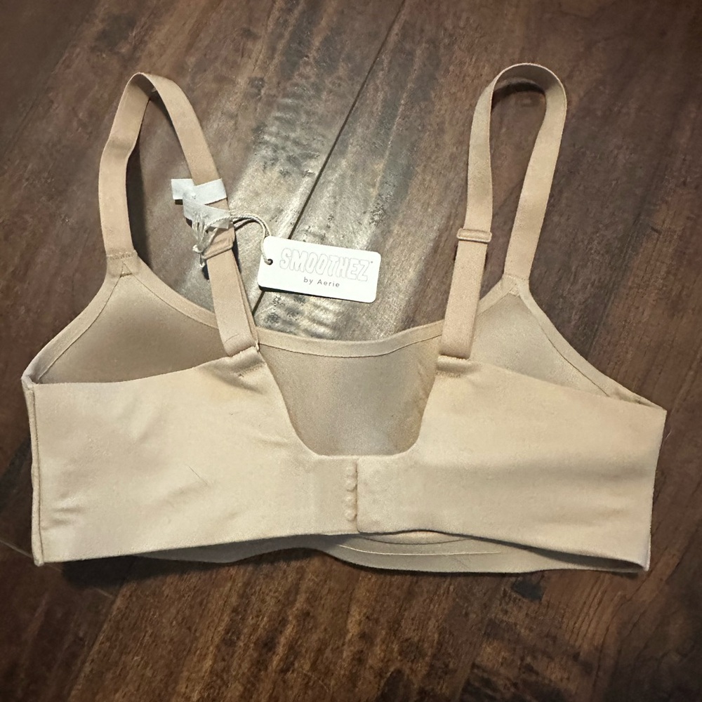 Aerie Smoothez Nude Lined Bra Bandeau - Picture 3 of 7